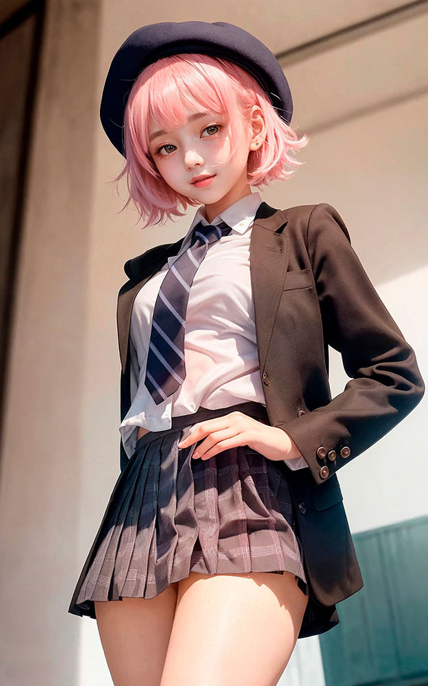 サンプル画像3:AI電創乙女 冴羽リナ(A愛-Lab) [d_316410]