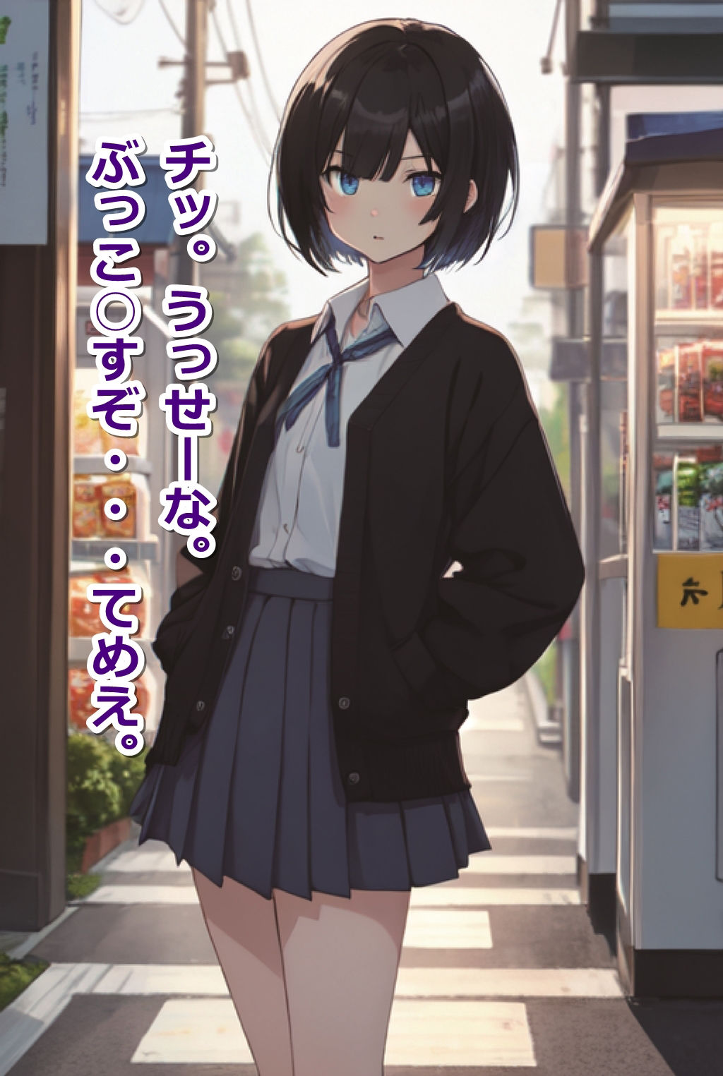 サンプル画像3:学校のボーイッシュ女子に「女に生まれて良かった」と言わせる【即オチ2コマ】(くまとねこ屋) [d_316411]