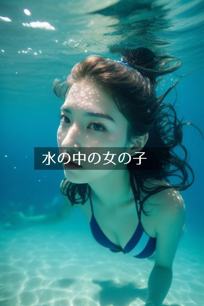 サンプル画像1:水中女子。疲れた心を癒されてみませんか？(パイセン出版) [d_316419]