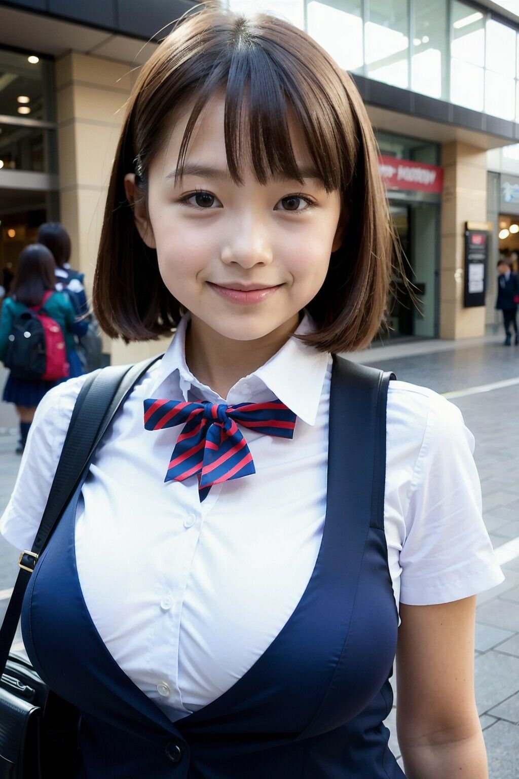 サンプル画像5:女の子の2人に1人が開放的になる日。（巨乳編）(本物質感女子) [d_316435]