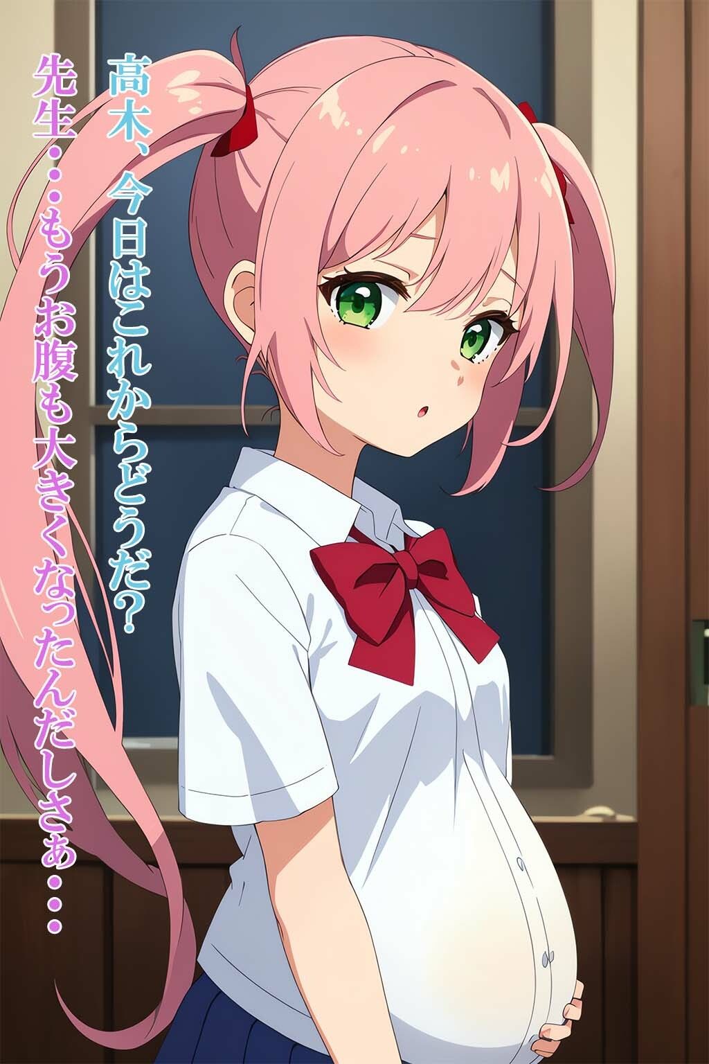 サンプル画像1:ボテ腹ぷにまん娘にぶっかけ中出し！(AI美少女プロダクション) [d_316465]