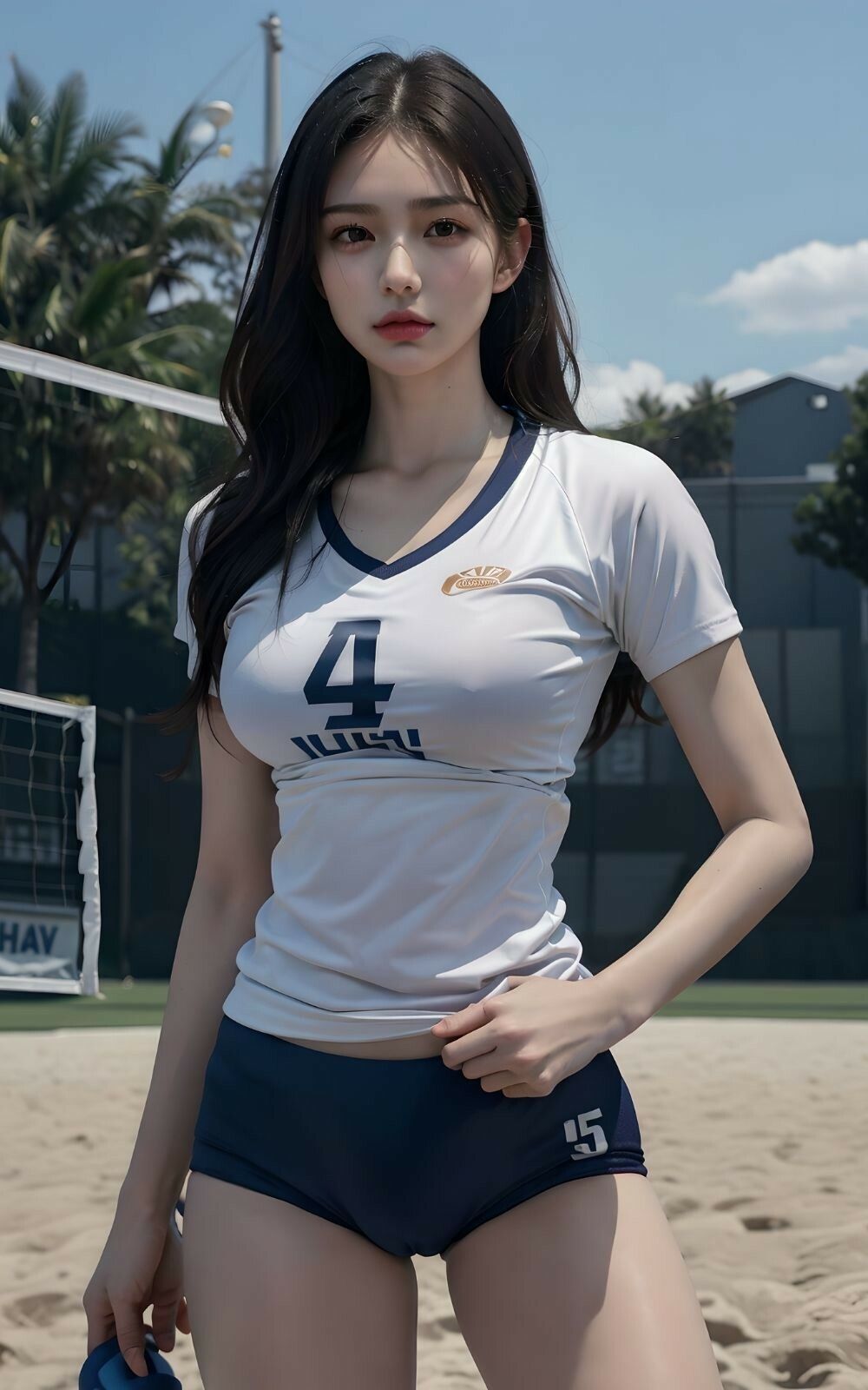 サンプル画像1:美しすぎる女子バレーボール選手たち(永愛出版) [d_316513]