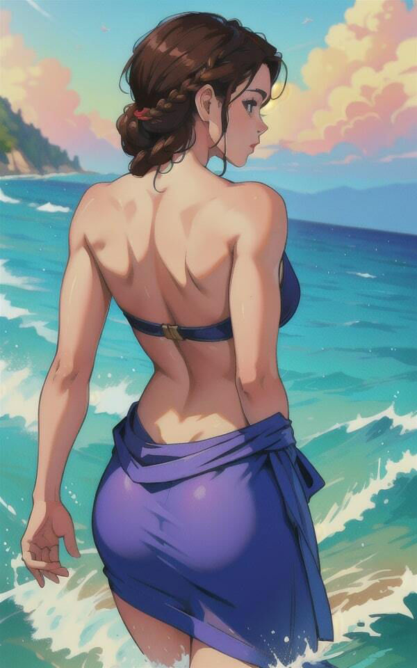 サンプル画像6:美女との神バカンス(変態紳士) [d_316523]