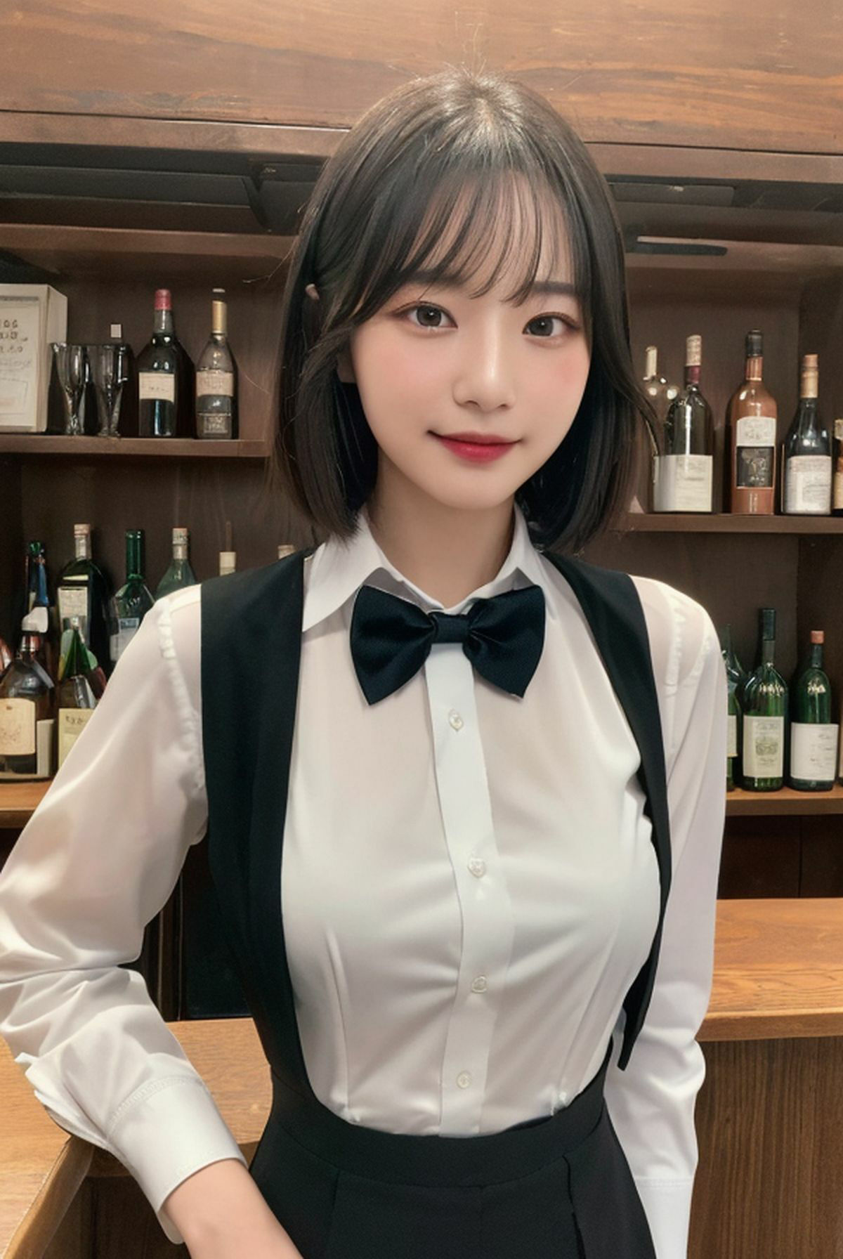 サンプル画像2:街でも評判の美人バーテンダーにはカルーアミルクをぶっかけてみたい＜美の一丁目コレクション＞(一丁目倶楽部) [d_316688]