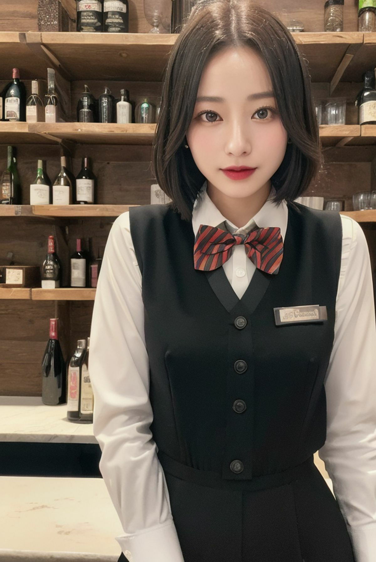 サンプル画像3:街でも評判の美人バーテンダーにはカルーアミルクをぶっかけてみたい＜美の一丁目コレクション＞(一丁目倶楽部) [d_316688]