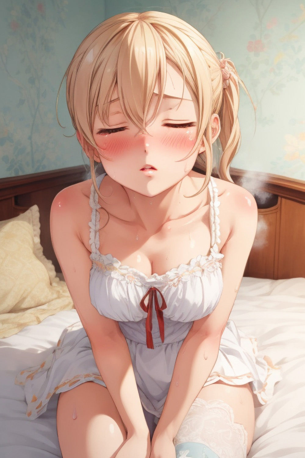 サンプル画像1:キス待ち女子 54枚(みやわ工房) [d_316698]