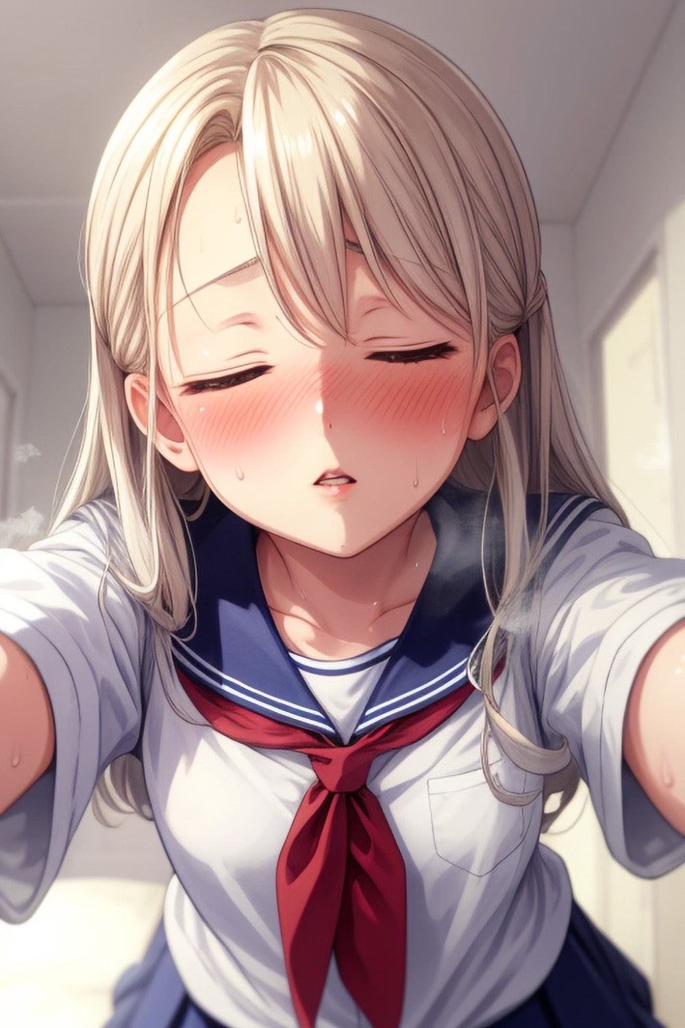 サンプル画像2:キス待ち女子 54枚(みやわ工房) [d_316698]