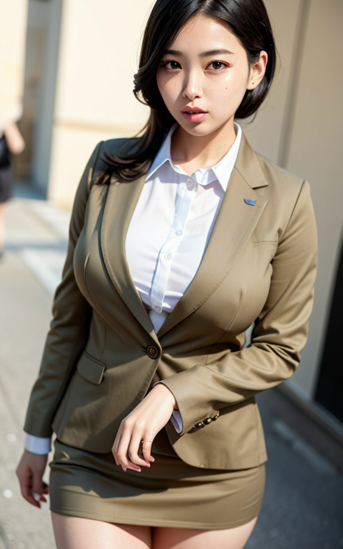 サンプル画像5:AI美女写真集vol.26魅惑のオフィス(AI Girls Creation) [d_316730]