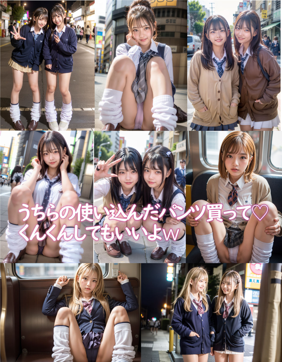 サンプル画像2:【高画質】えっちな生パンツシリーズ 2見せたがりJKちゃん(JJ★Club) [d_316753]