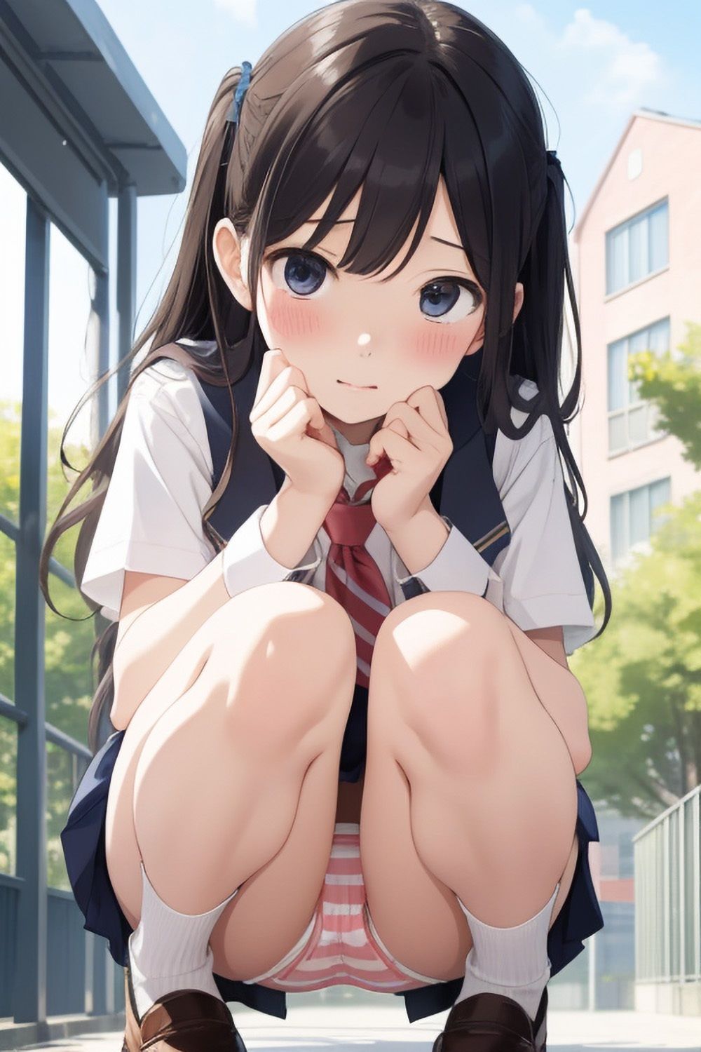 サンプル画像1:制服女子 43枚(みやわ工房) [d_316785]