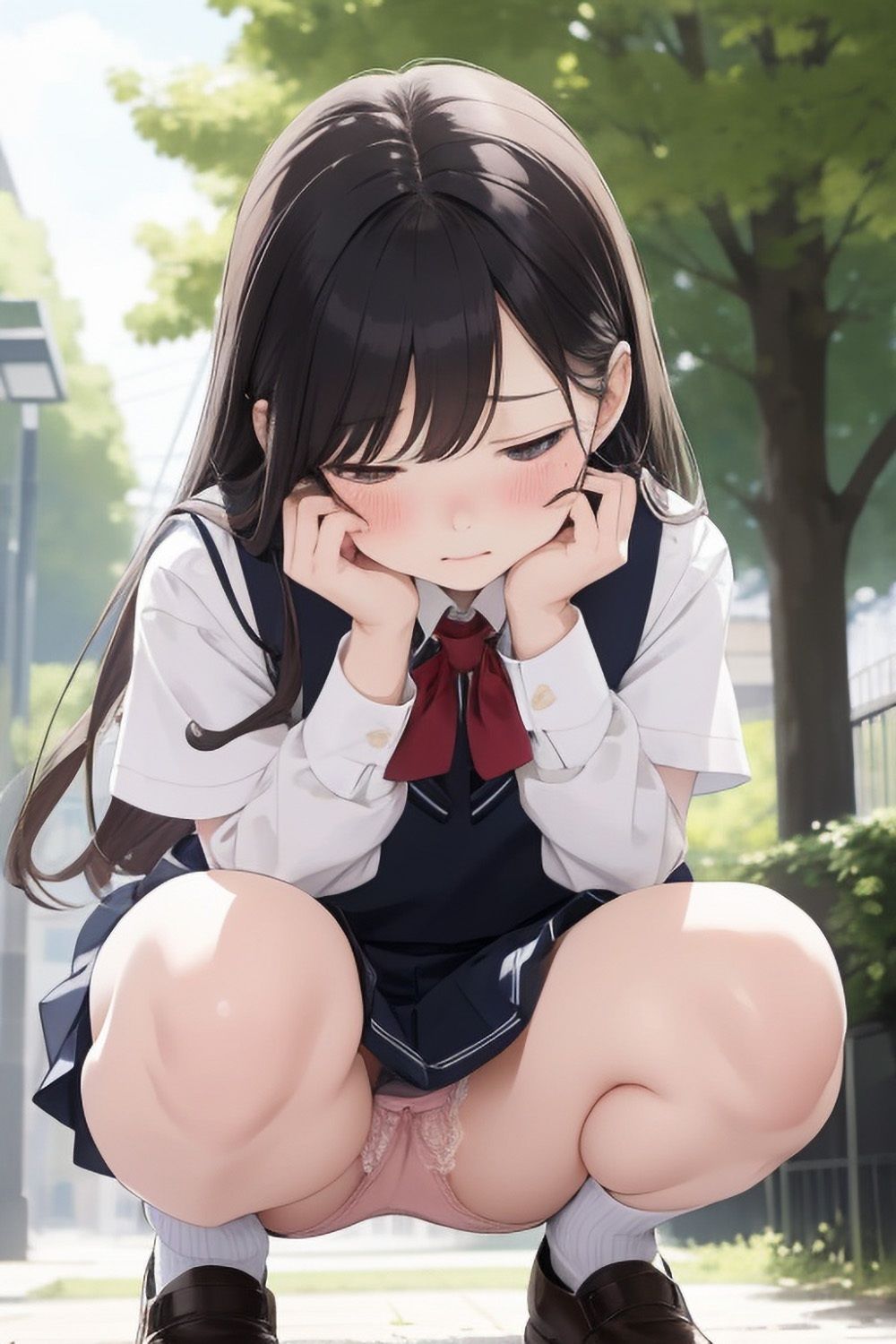 サンプル画像1:制服女子 52枚 Part2(みやわ工房) [d_316787]