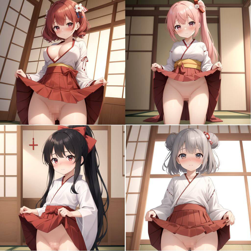 サンプル画像1:巫女エッチ(AIのおかず) [d_316854]