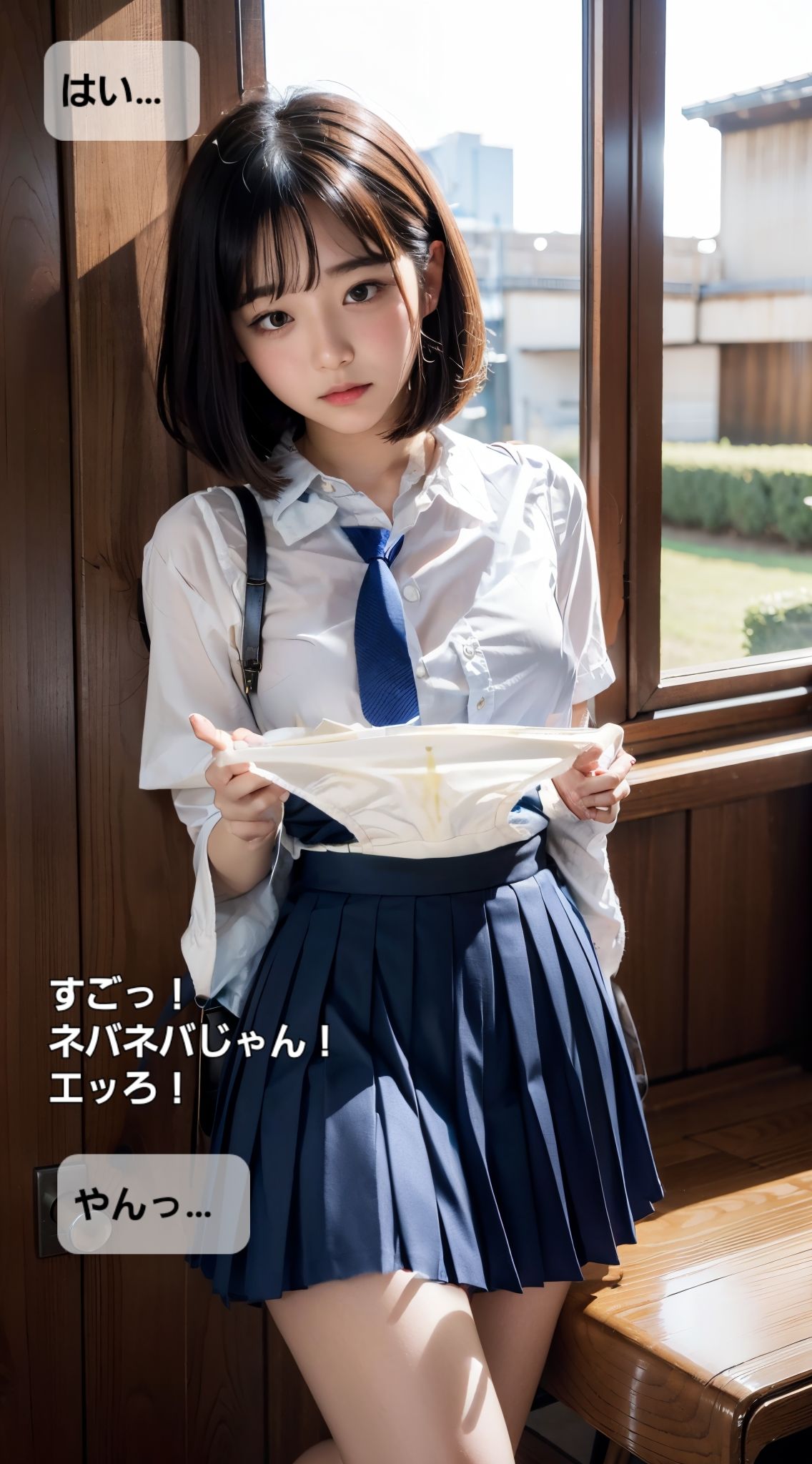 サンプル画像2:幼なじみはクラス委員 イチャLOVE学園物語 オムニバス版(Daick AI-factory) [d_316935]