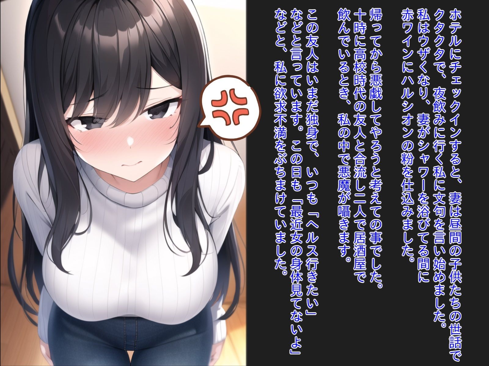 サンプル画像6:眠らせた妻と性欲の強い友人を二人っきりにしたら、容赦なく孕まされてしまった件。(NTR最強會) [d_316941]