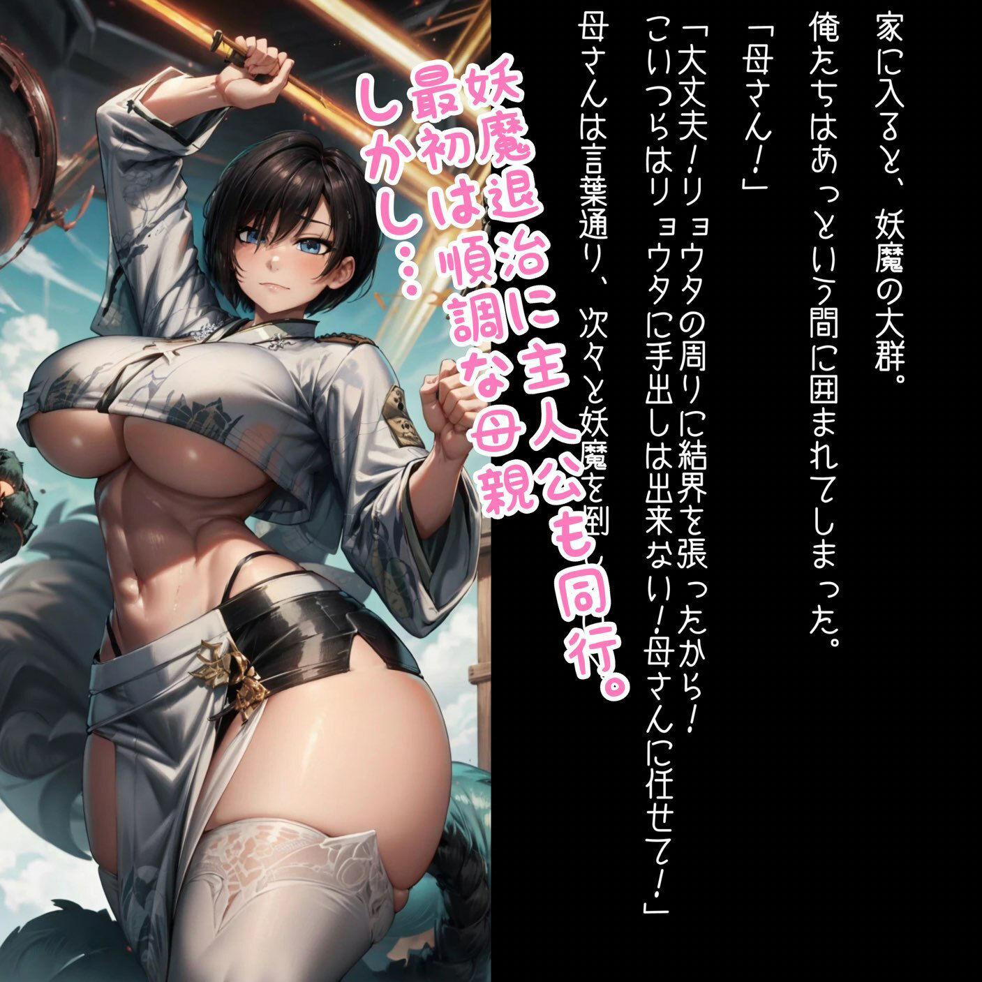 サンプル画像5:ムチ無知ママ退魔師ミサキ触手NTR(すまいりぃ本舗) [d_316997]