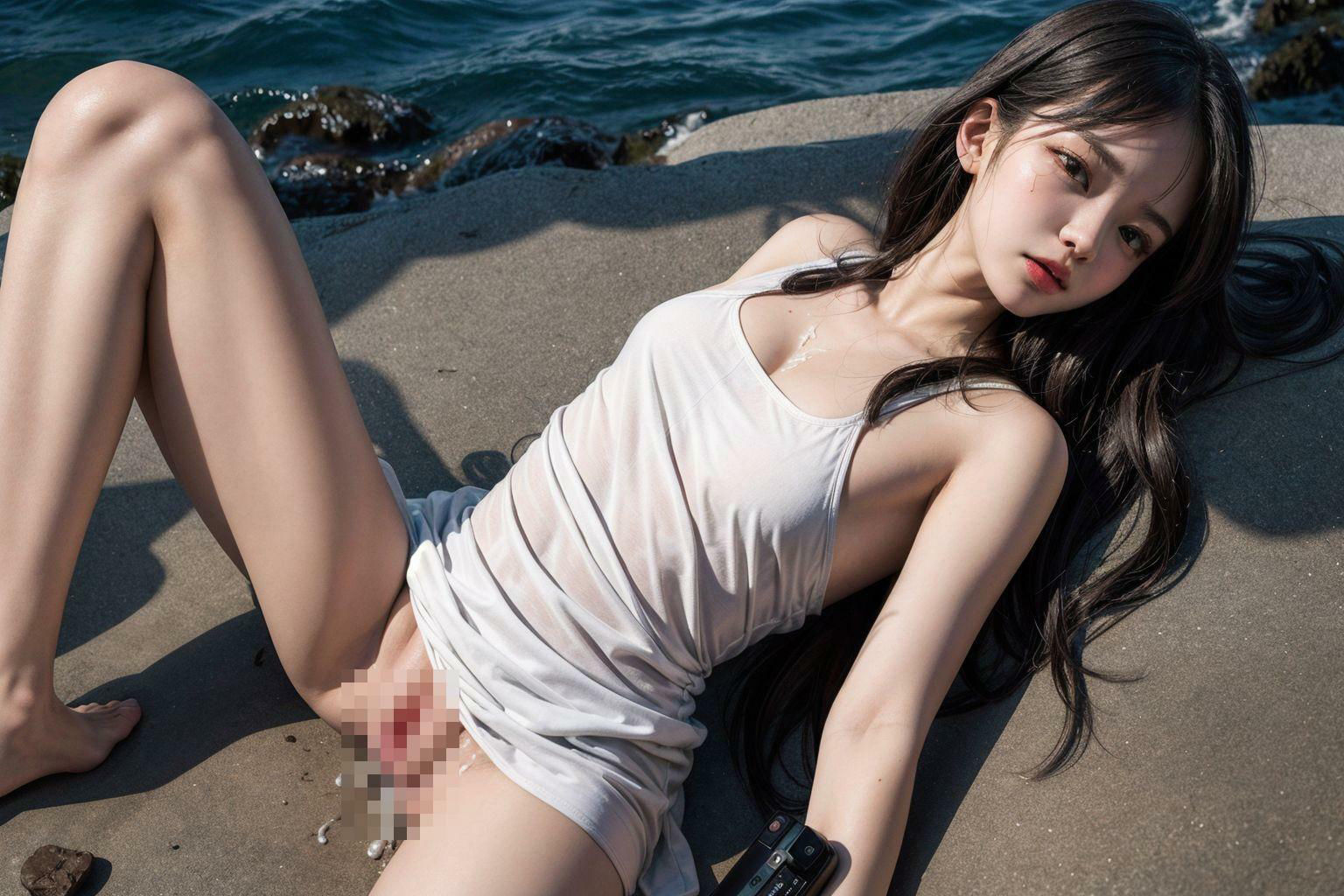 サンプル画像1:事後美少女(心の彩り) [d_317140]