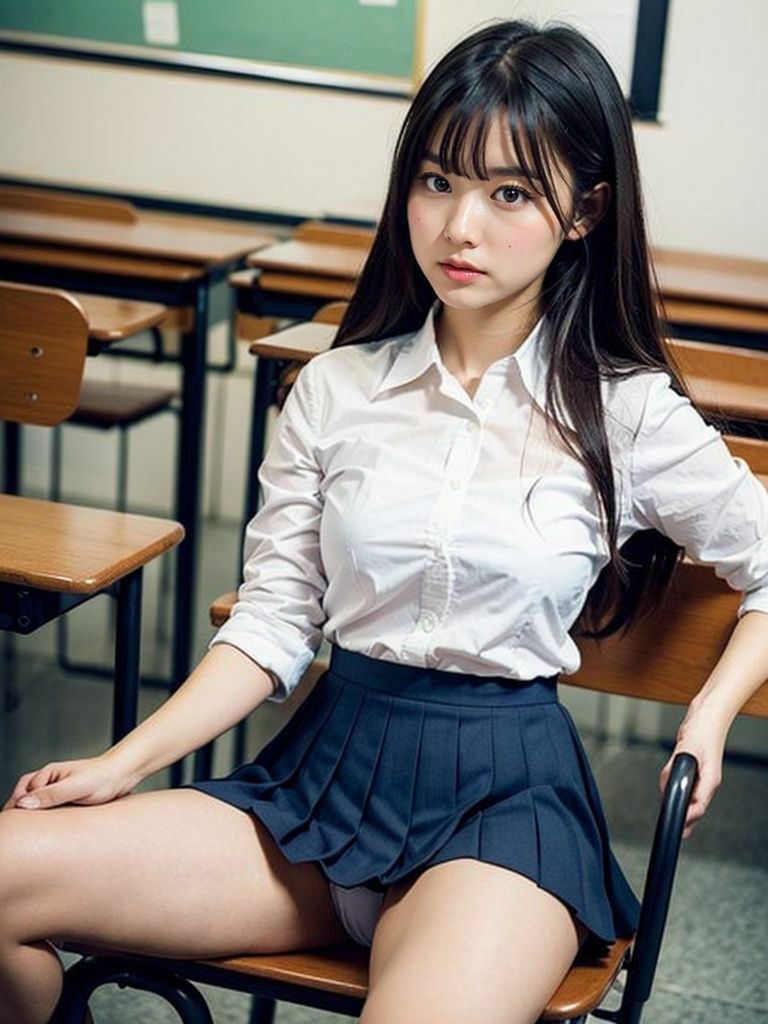 サンプル画像3:放課後オナホ学園 あどけないクラスの女子全員と生エッチ(AIヒロイン連合) [d_317176]