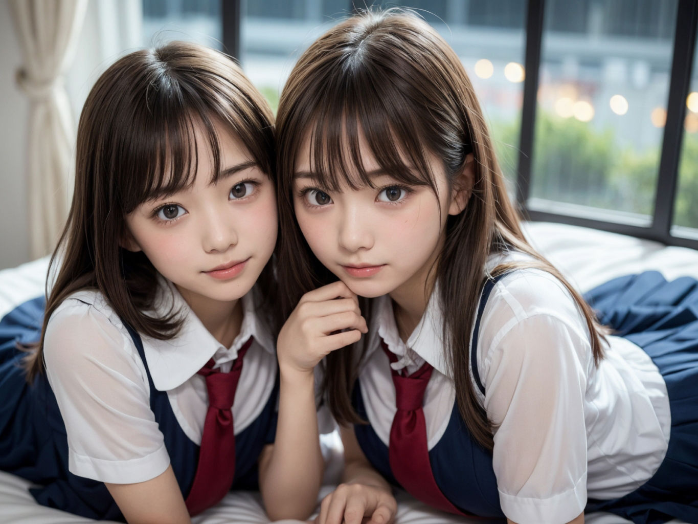 サンプル画像4:家出J〇2人 泊めたら生でしてくれた(じぇんとる) [d_317187]