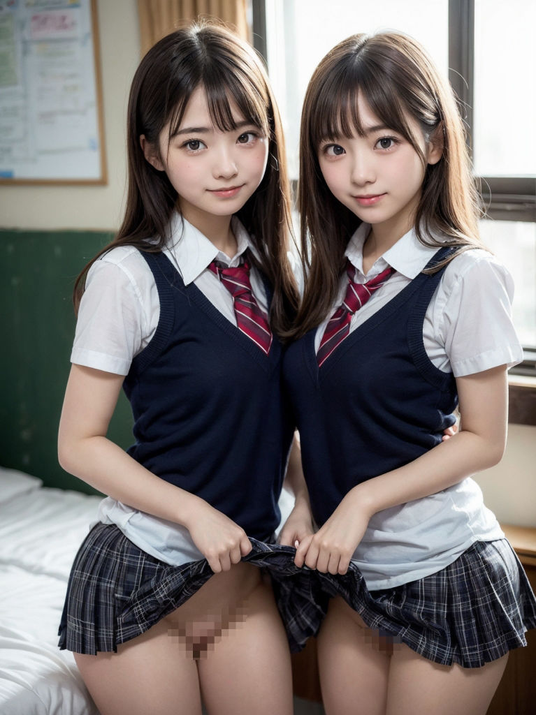 サンプル画像5:家出J〇2人 泊めたら生でしてくれた(じぇんとる) [d_317187]