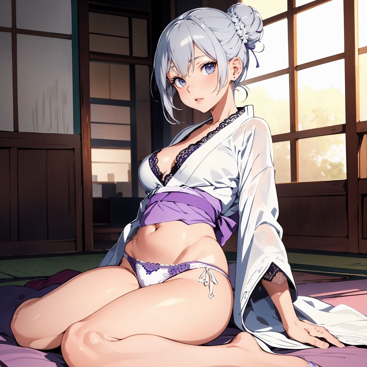 サンプル画像1:ランジェリー・下着好きのイラスト集(ポテチーズ) [d_317417]