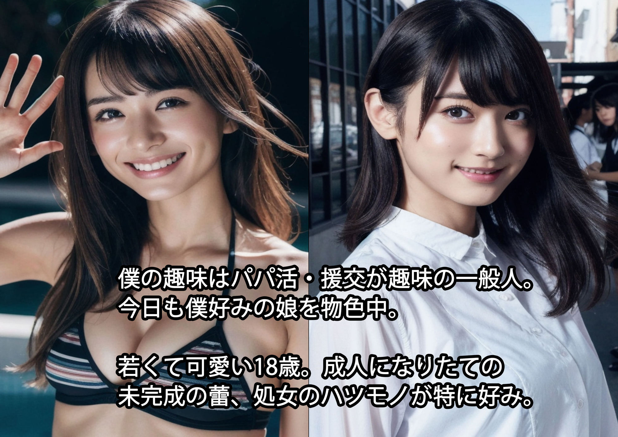 サンプル画像1:18歳の女子校生社長、初めてのパパ活・援交 〜僕の、遅すぎた青春 そして成人同士の純愛〜(AILand18) [d_317499]