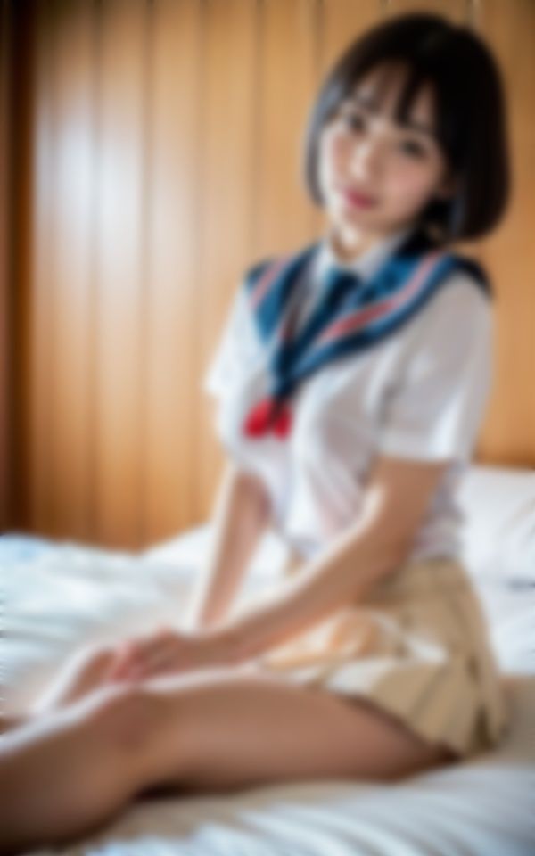 サンプル画像2:制服を脱いだら…そこには奇跡の巨乳が現れて・・・(高画質グラビアLABO) [d_317529]