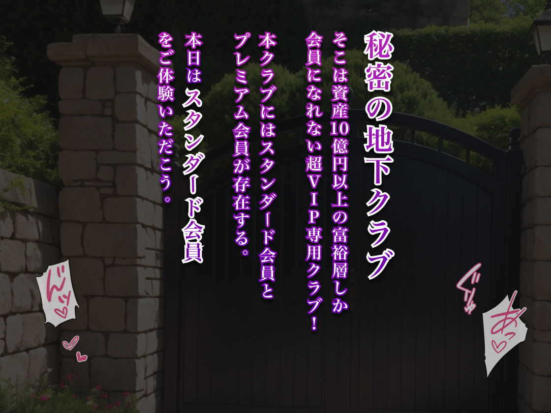 サンプル画像1:秘密の地下クラブ スタンダード会員編(美女紹介所) [d_317554]