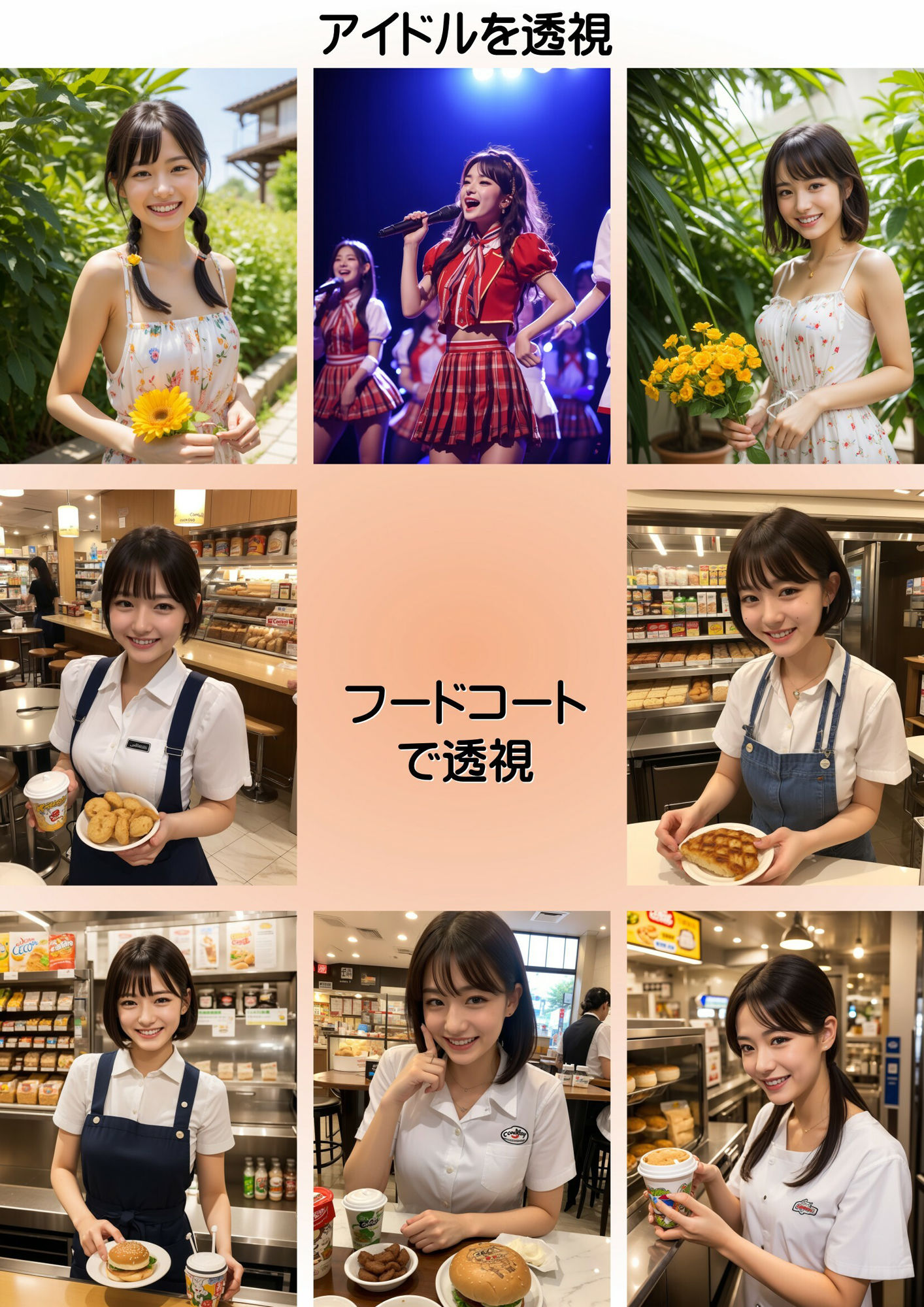 サンプル画像1:AI美女写真集 透視眼鏡 お仕事編2(R-factory) [d_317573]