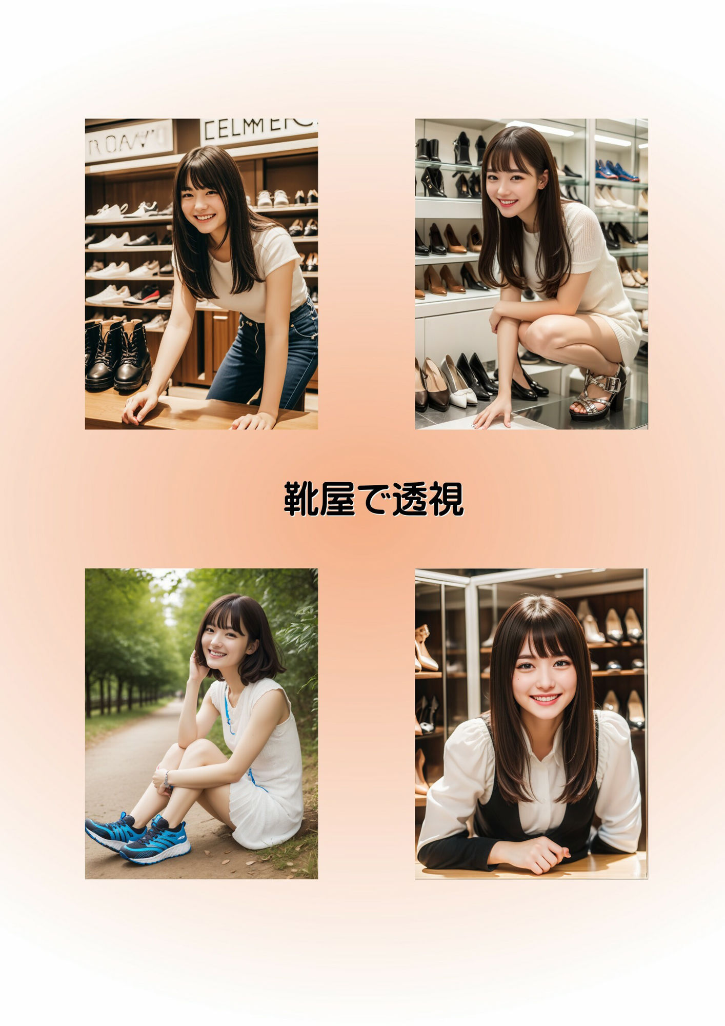 サンプル画像2:AI美女写真集 透視眼鏡 お仕事編3(R-factory) [d_317575]