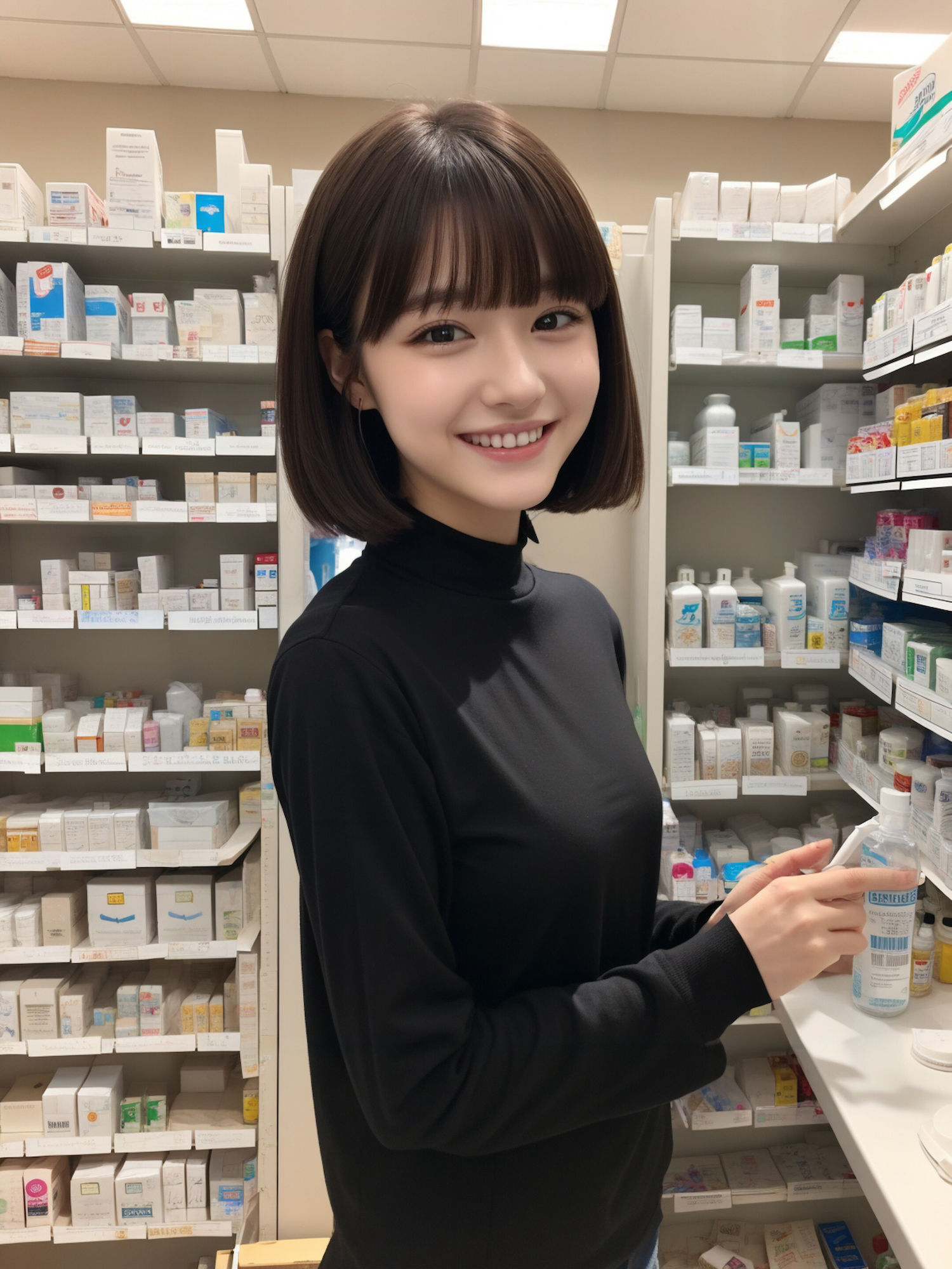 サンプル画像5:AI美女写真集 透視眼鏡 お仕事編3(R-factory) [d_317575]