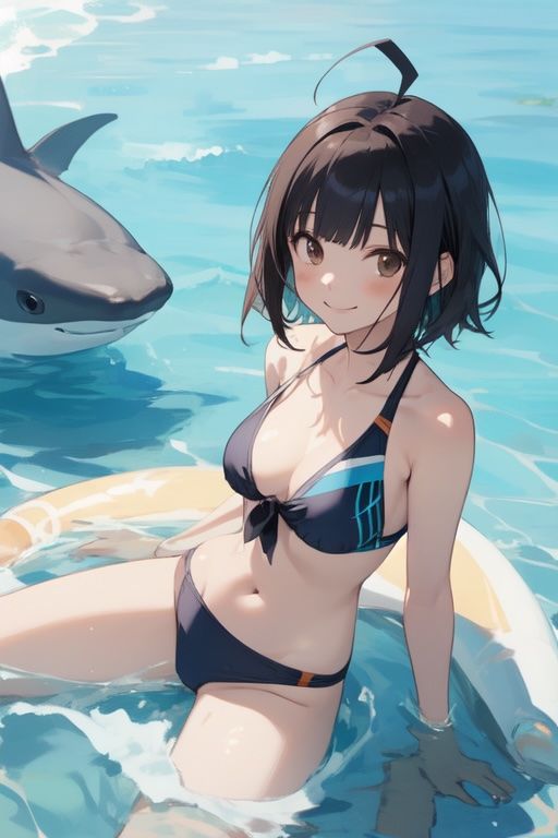 サンプル画像3:虹かけ誌 アイドルマスター イラスト集3 小日向美穂 シマパン便り(九情承太郎商店) [d_317596]