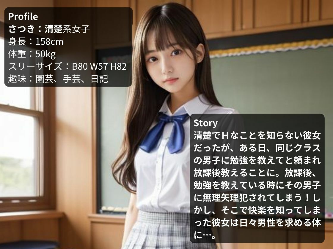 サンプル画像3:5人の女子校生の裏事情(AIRI) [d_317640]