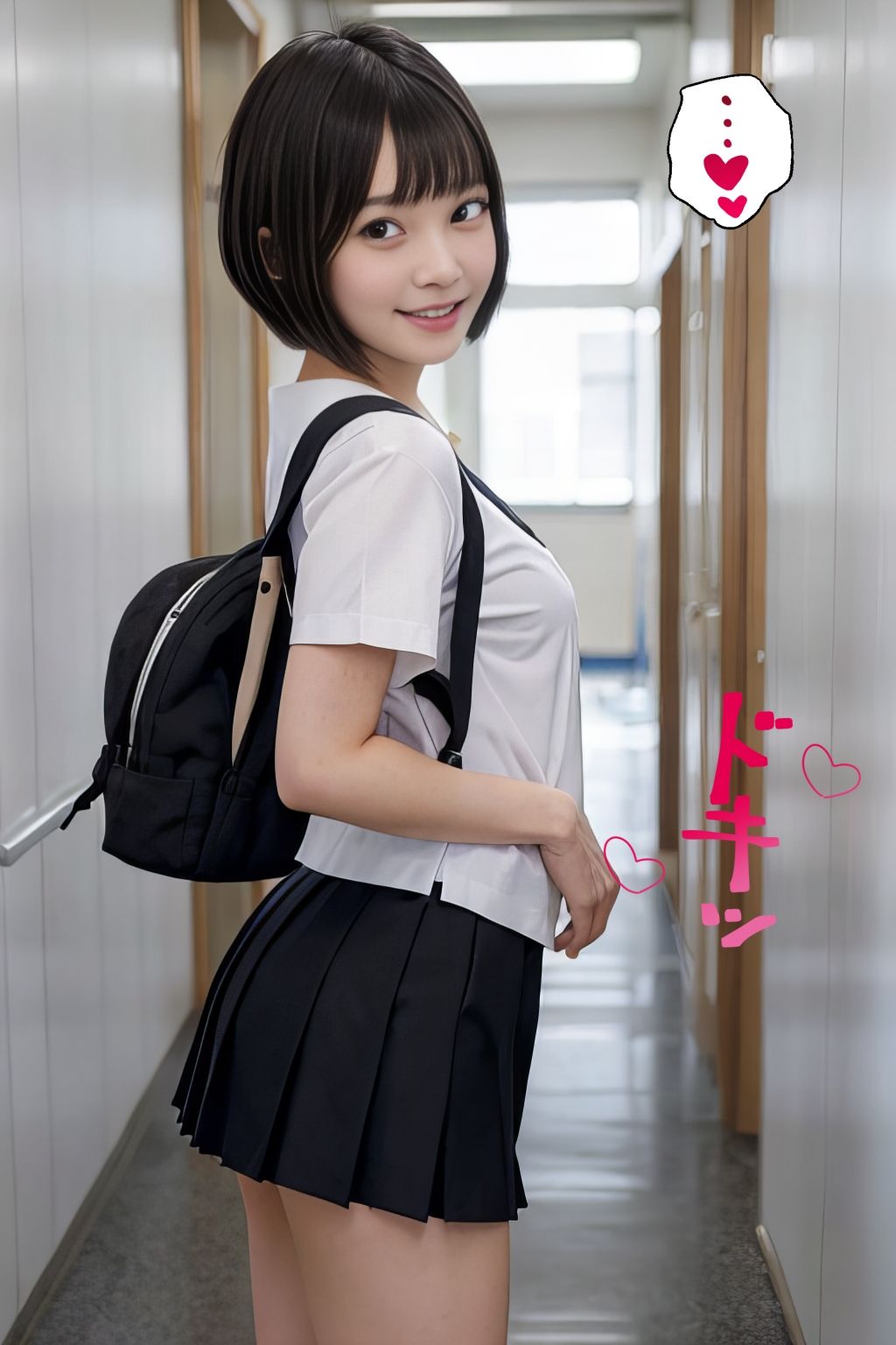 サンプル画像3:中出しあえぐ短髪少女(大和一族) [d_317657]