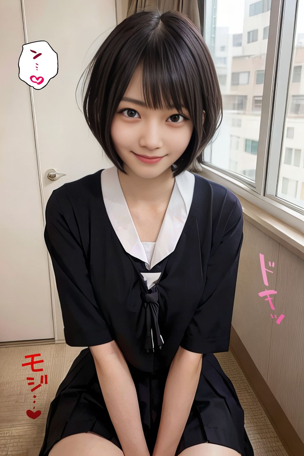 サンプル画像4:中出しあえぐ短髪少女(大和一族) [d_317657]