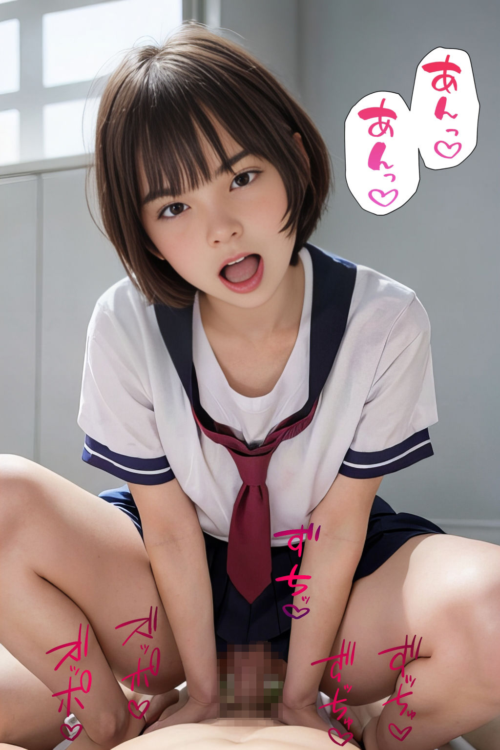 中出しあえぐ短髪少女 (d_317657) - d_317657jp-008