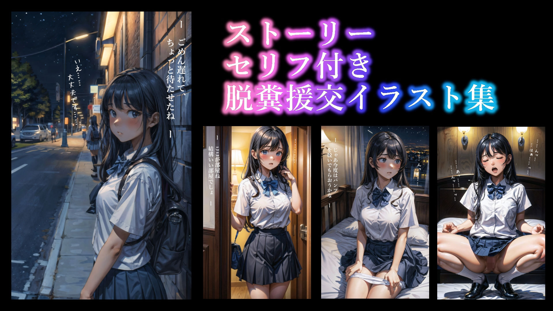 サンプル画像1:脱糞援交 4人の美少女とスカトロ援交(平野) [d_317670]