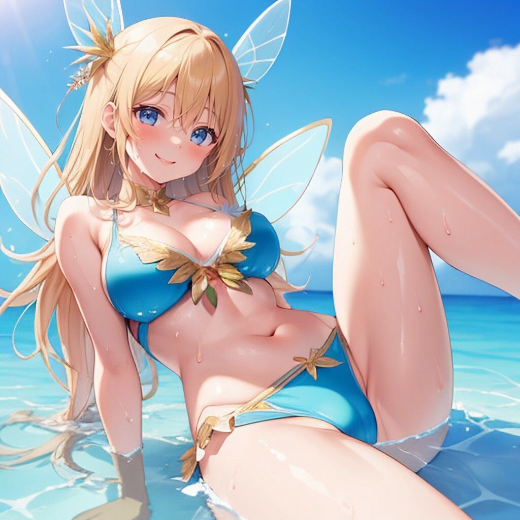 サンプル画像1:水着風妖精さん(ほげふが) [d_317671]