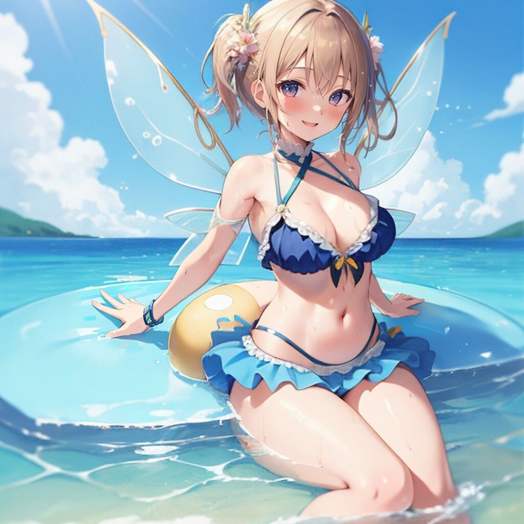 サンプル画像2:水着風妖精さん(ほげふが) [d_317671]