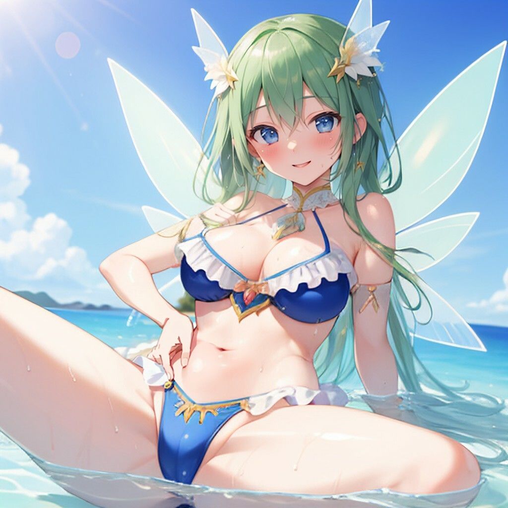 サンプル画像3:水着風妖精さん(ほげふが) [d_317671]