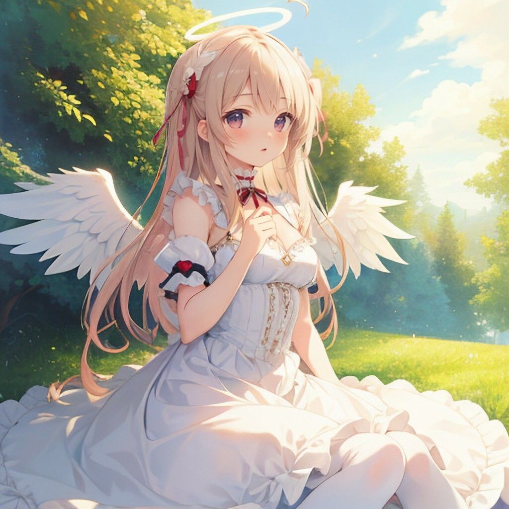 サンプル画像2:ロ○ータファッション風天使さん(ほげふが) [d_317675]