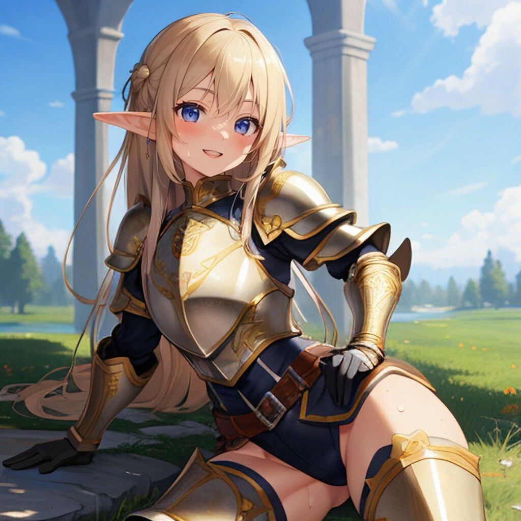 サンプル画像1:ハイレグアーマー風エルフさん(ほげふが) [d_317677]