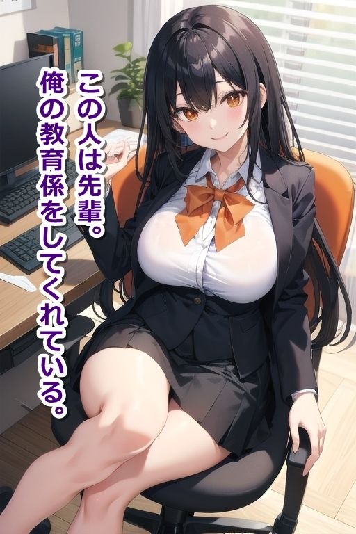 サンプル画像1:会社の巨乳先輩が実はロりキャラ専門のアニコスレイヤーだった件(くまとねこ屋) [d_317693]