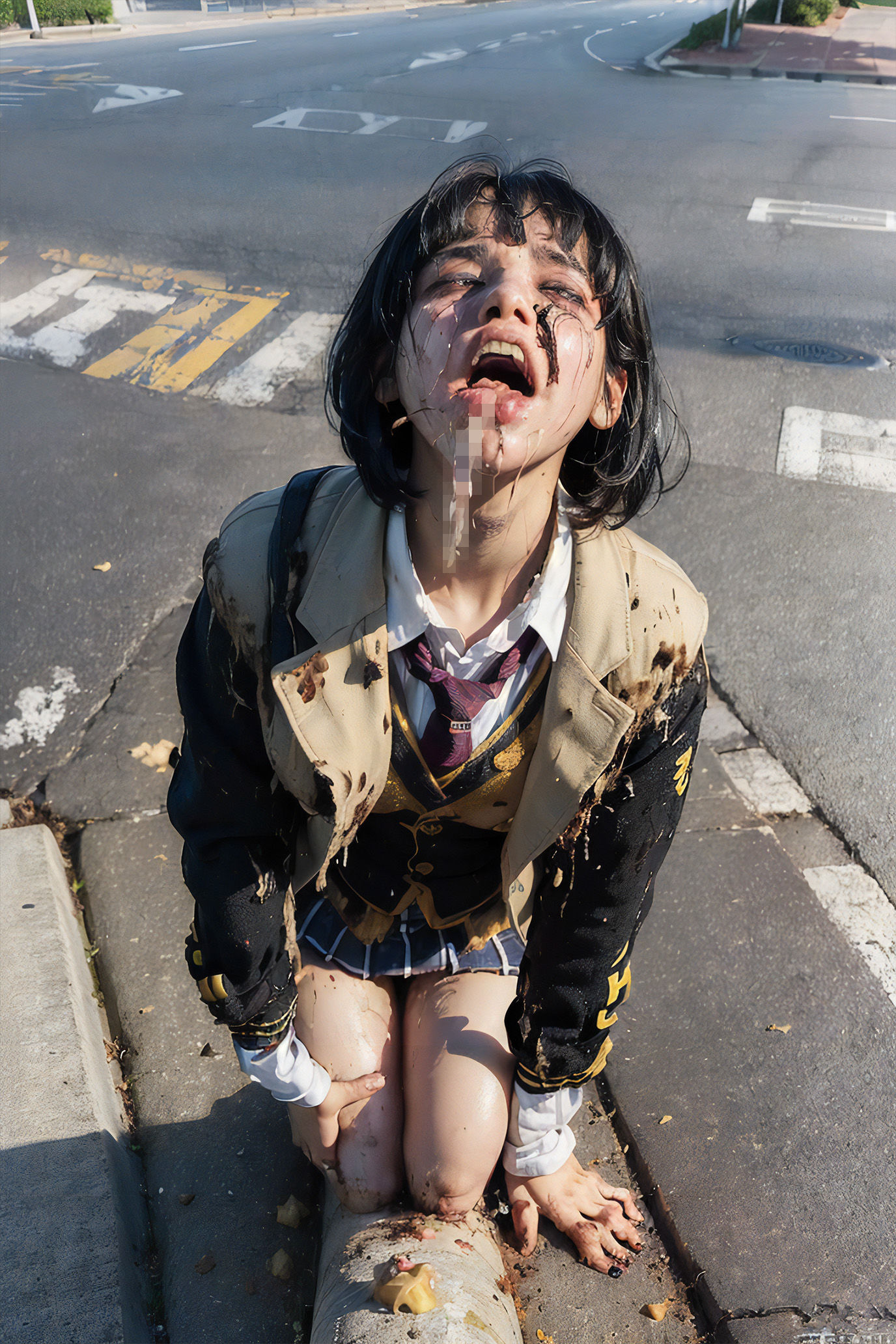 サンプル画像3:嘔吐Girls Vol.3 ブレザー編(Artificial Maniacs) [d_317798]