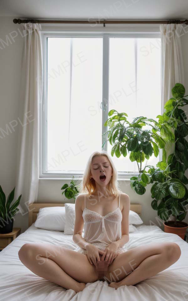 サンプル画像1:欧州人の花園 一人えっちが止まらない・・・(おまんたい) [d_317816]