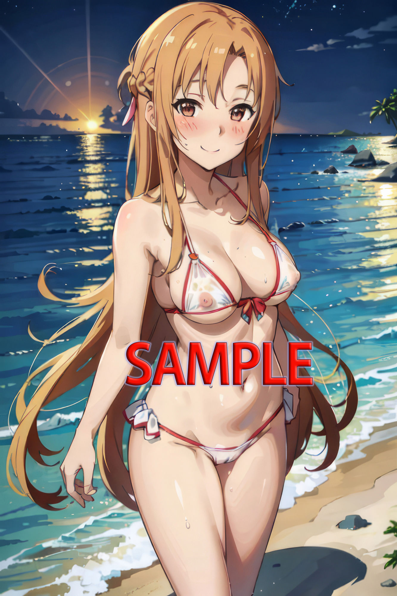 サンプル画像3:ソードアート・オンライン:淫行のアスナ（結城明日奈）(AIイラスト美少女.store) [d_317848]