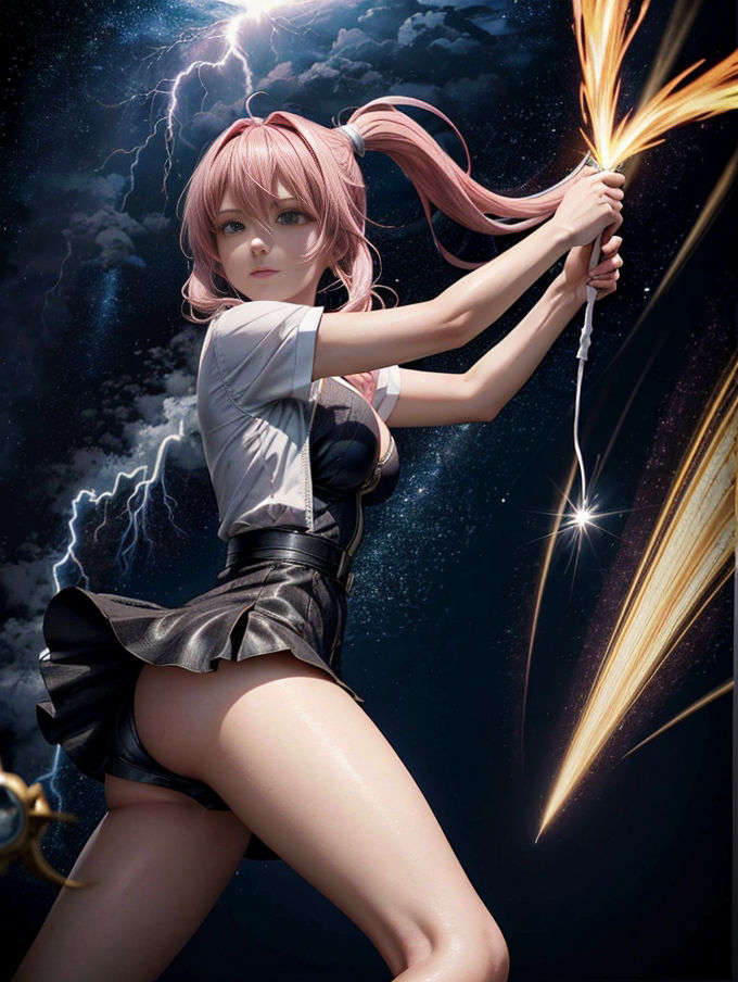 サンプル画像2:魔導少女(幻影空域) [d_317866]