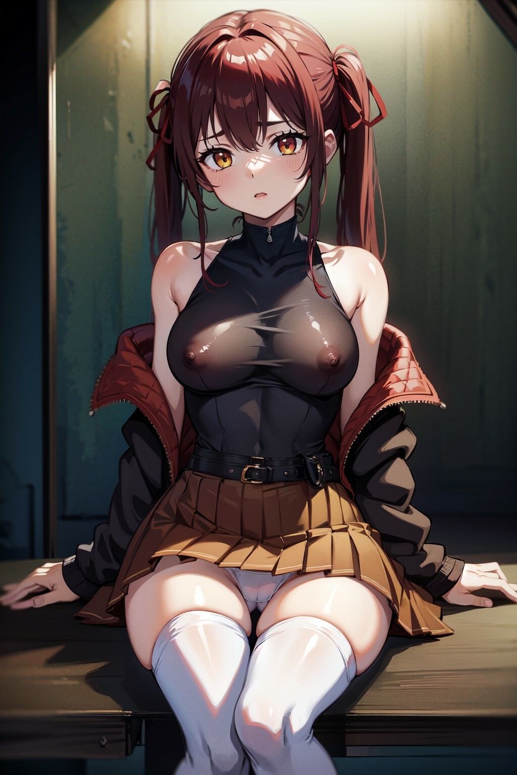 サンプル画像2:Ahoy！！マリ○船長 淫乱（キュート）は正義で美少女無罪な117ショット(萌のイラスト) [d_317899]