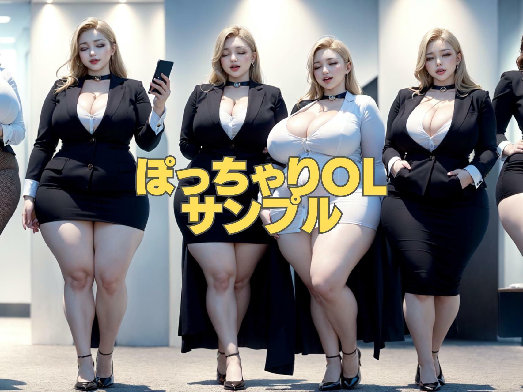 サンプル画像4:ぽっちゃりOLストリップ(肉感至上主義) [d_317935]