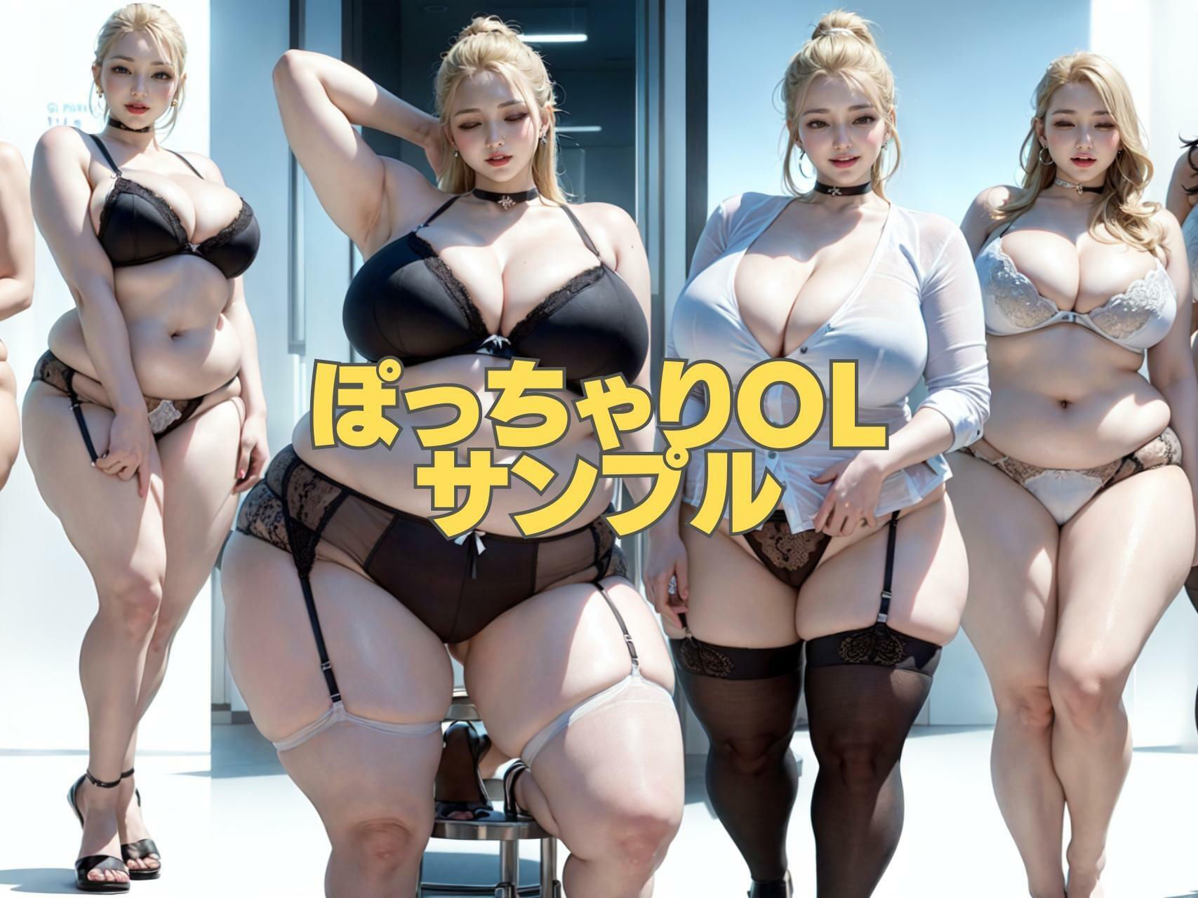 サンプル画像6:ぽっちゃりOLストリップ(肉感至上主義) [d_317935]