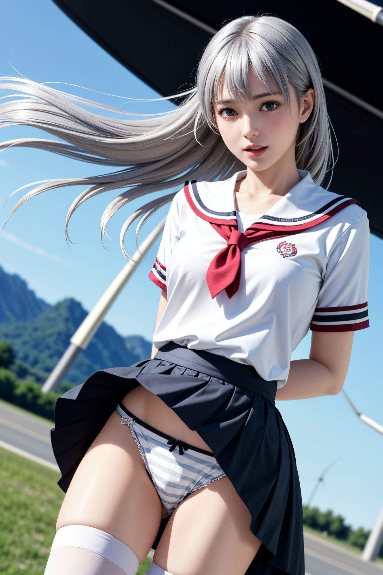 サンプル画像1:ひたすら風パンチラ(Dのアトリエ) [d_318003]